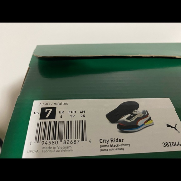 Puma City Rider Black - M7/W8.5-9 - Picture 5 of 5